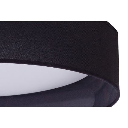 Duolla - LED-kattovalaisin ROLLER LED/24W/230V halkaisija 45 cm musta