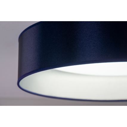 Duolla - LED-kattovalaisin ROLLER LED/24W/230V halkaisija 45 cm sininen/hopea