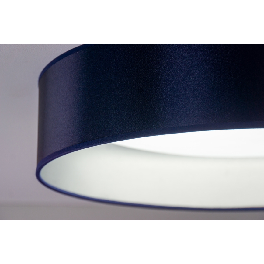 Duolla - LED-kattovalaisin ROLLER LED/24W/230V halkaisija 45 cm sininen/hopea