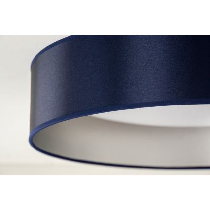 Duolla - LED-kattovalaisin ROLLER LED/24W/230V halkaisija 45 cm sininen/hopea