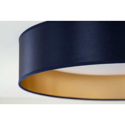 Duolla - LED-kattovalaisin ROLLER LED/24W/230V halkaisija 45 cm sininen/kulta