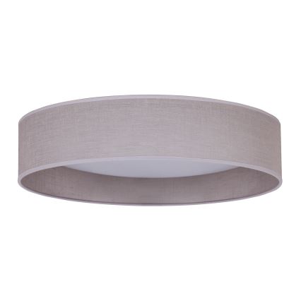 Duolla - LED-kattovalaisin ROLLER LED/24W/230V halkaisija 45 cm vaaleanharmaa