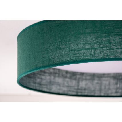 Duolla - LED-kattovalaisin ROLLER LED/24W/230V halkaisija 45 cm vihreä