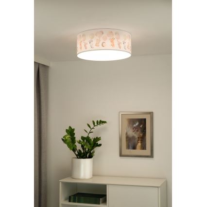 Duolla - LED lasten kattovalaisin CORTINA LED/26W/230V halkaisija 40 cm 4000K