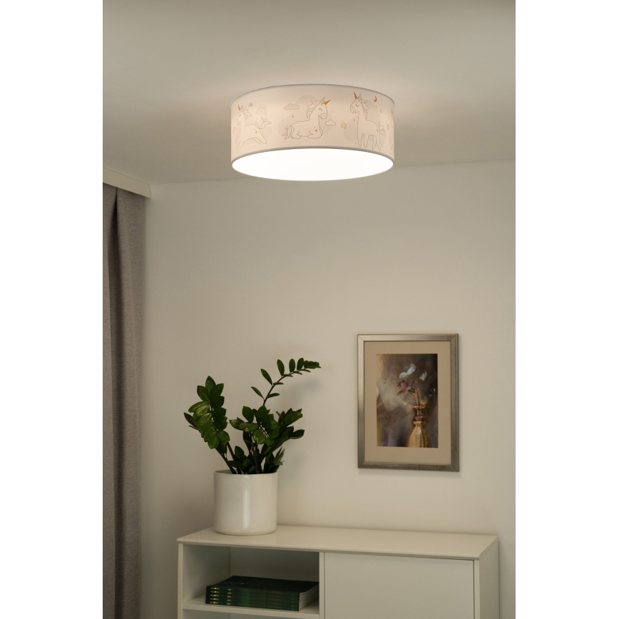 Duolla - LED lasten kattovalaisin CORTINA LED/26W/230V halkaisija 40 cm 4000K