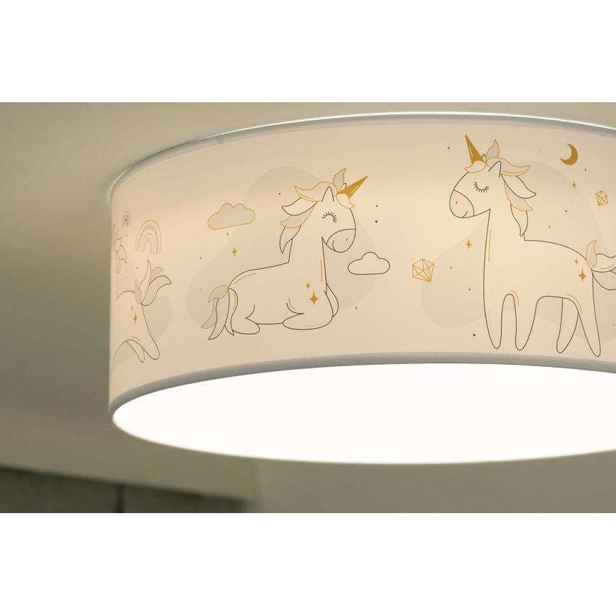 Duolla - LED lasten kattovalaisin CORTINA LED/26W/230V halkaisija 40 cm 4000K