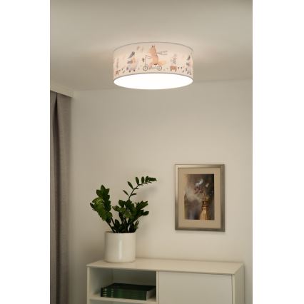 Duolla - LED lasten kattovalaisin CORTINA LED/26W/230V halkaisija 40 cm 4000K