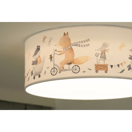 Duolla - LED lasten kattovalaisin CORTINA LED/26W/230V halkaisija 40 cm 4000K
