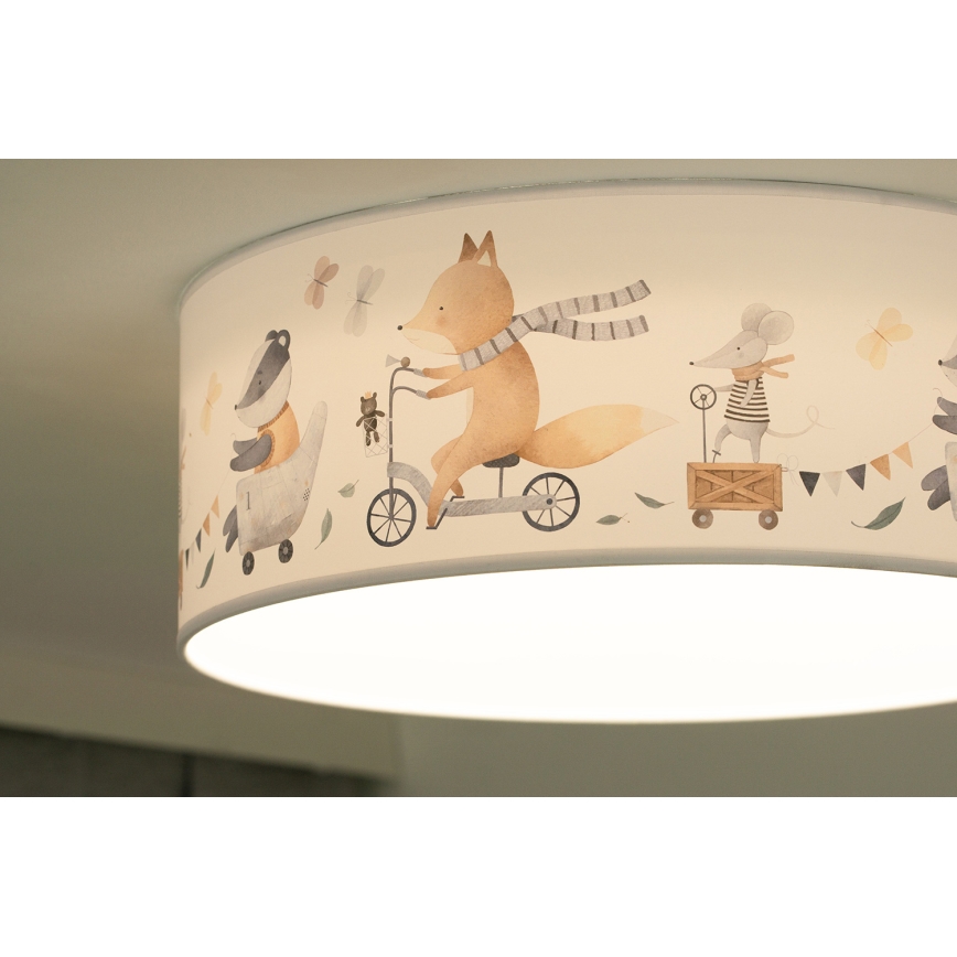 Duolla - LED lasten kattovalaisin CORTINA LED/26W/230V halkaisija 40 cm 4000K