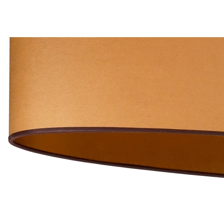 Duolla - Ripustettava kattovalaisin OVAL VEGAN 1xE27/15W/230V ruskea