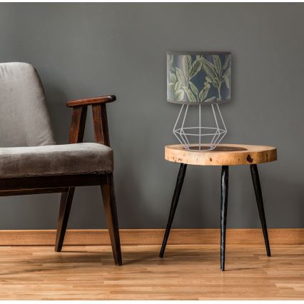 Duolla - Pöytävalaisin GOLD LEAVES 1xE27/15W/230V halkaisija 17,4 cm