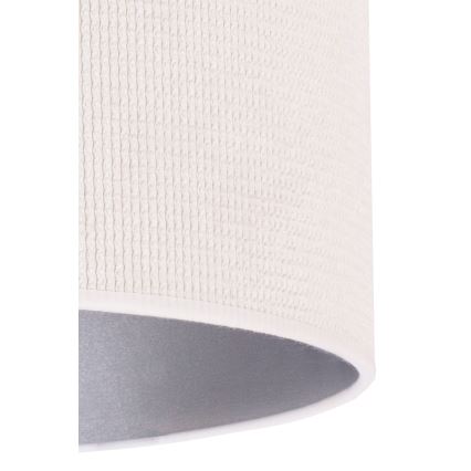 Duolla - Pöytävalaisin LYON 1xE27/15W/230V halkaisija 30 cm kerma