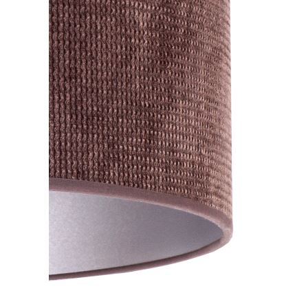 Duolla - Pöytävalaisin LYON 1xE27/15W/230V halkaisija 30 cm ruskea