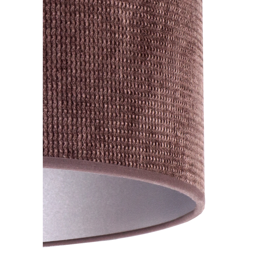 Duolla - Pöytävalaisin LYON 1xE27/15W/230V halkaisija 30 cm ruskea