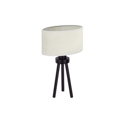 Duolla - Pöytävalaisin OVAL 1xE27/15W/230V halkaisija 30 cm harmaa