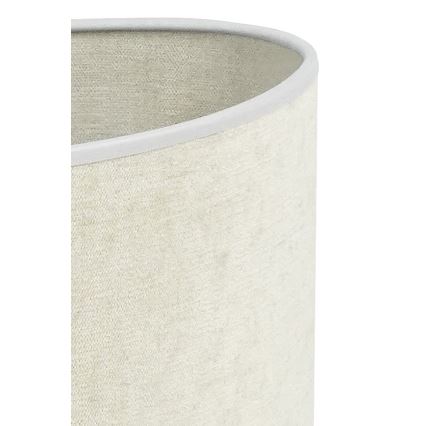 Duolla - Pöytävalaisin OVAL 1xE27/15W/230V halkaisija 30 cm harmaa