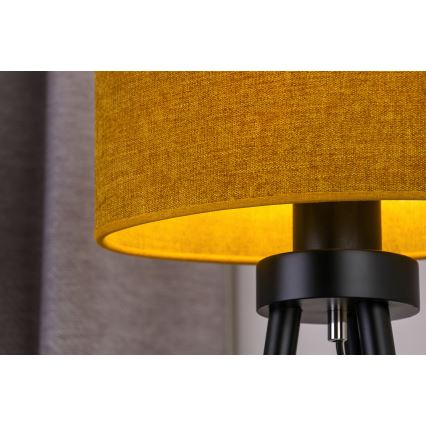 Duolla - Pöytävalaisin OVAL 1xE27/15W/230V halkaisija 30 cm ruskea