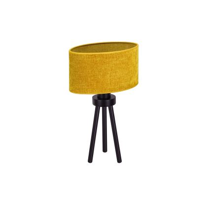 Duolla - Pöytävalaisin OVAL 1xE27/15W/230V halkaisija 30 cm ruskea