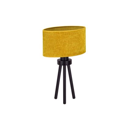 Duolla - Pöytävalaisin OVAL 1xE27/15W/230V halkaisija 30 cm ruskea