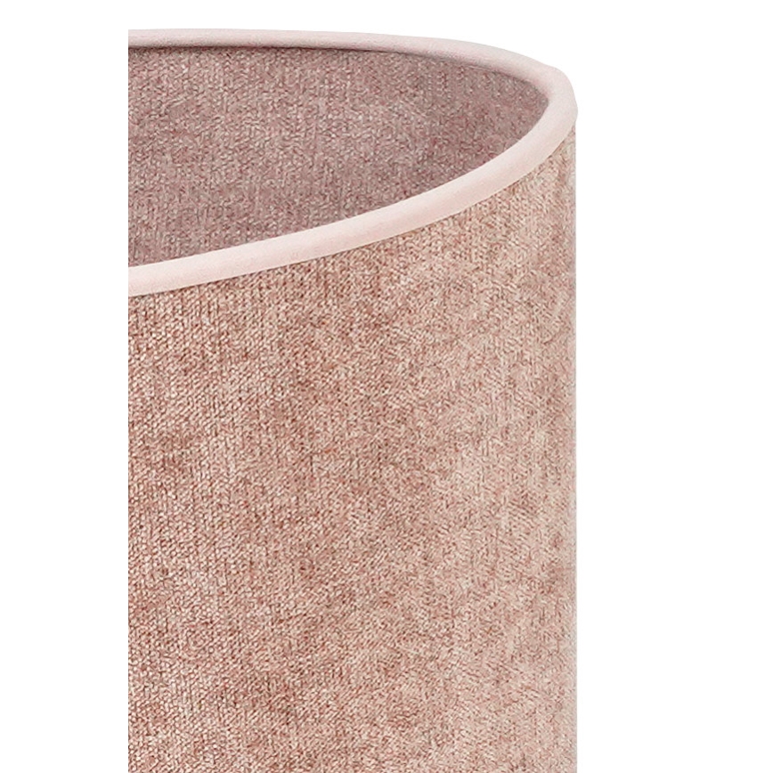 Duolla - Pöytävalaisin OVAL 1xE27/15W/230V halkaisija 30 cm vaaleanpunainen