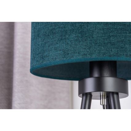 Duolla - Pöytävalaisin OVAL 1xE27/15W/230V halkaisija 30 cm vihreä