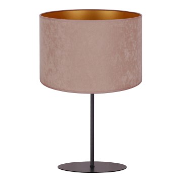 Duolla - Pöytävalaisin ROLLER 1xE14/15W/230V halkaisija 20 cm beige/kulta