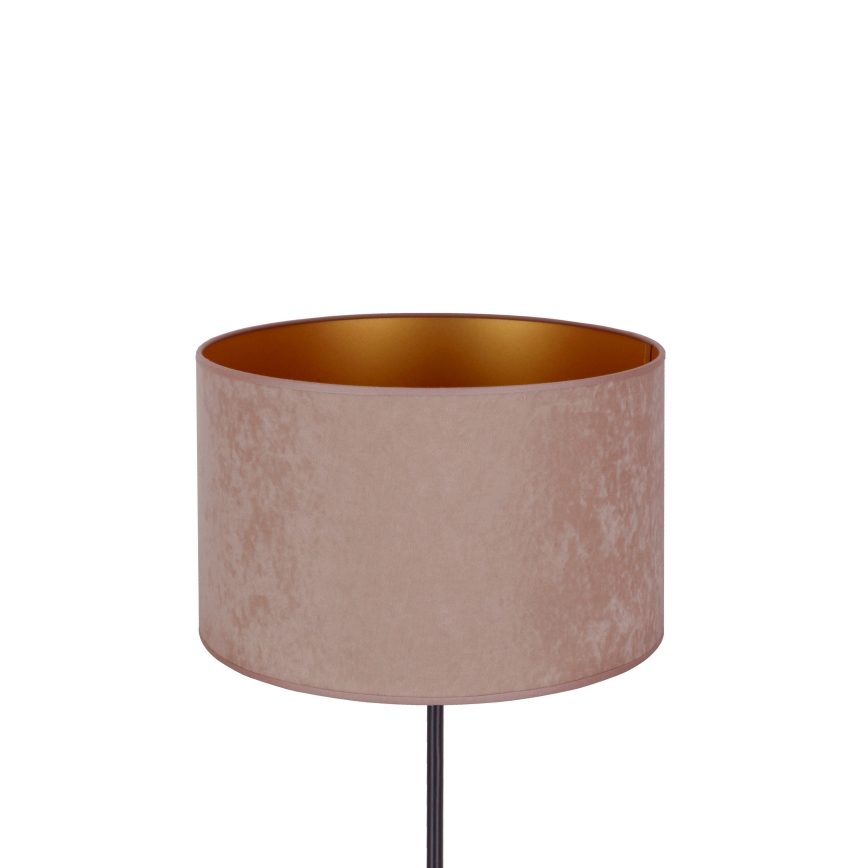 Duolla - Pöytävalaisin ROLLER 1xE14/15W/230V halkaisija 20 cm beige/kulta