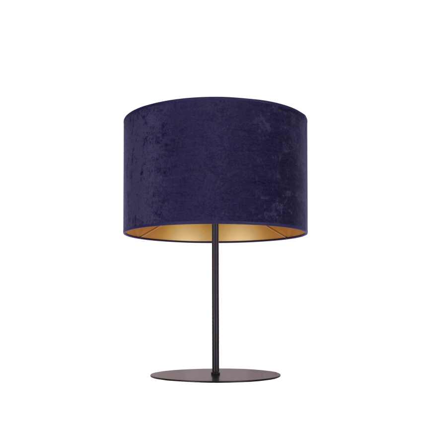 Duolla - Pöytävalaisin ROLLER 1xE14/15W/230V halkaisija 20 cm sininen/kulta