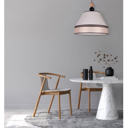 Duolla - Riippuvalaisin AVIGNON 1xE27/15W/230V d. 60 cm beige