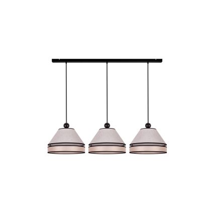 Duolla - Riippuvalaisin AVIGNON 3xE27/15W/230V beige