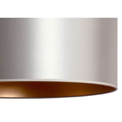 Duolla - Riippuvalaisin CANNES 1xE27/15W/230V d. 45 cm hopea/kupari