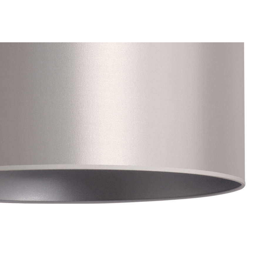 Duolla - Riippuvalaisin CANNES 1xE27/15W/230V d. 50 cm hopea