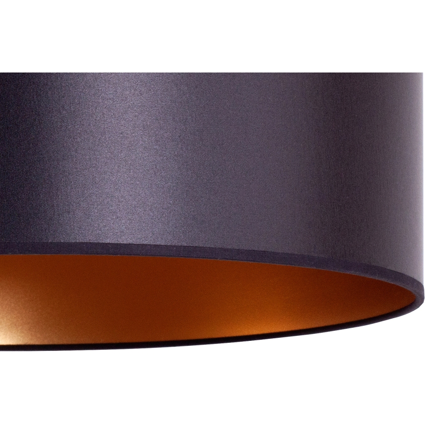 Duolla - Riippuvalaisin CANNES 1xE27/15W/230V d. 50 cm musta/kupari