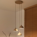 Duolla - Riippuvalaisin IRONLINE 3xE27/15W/230V beige
