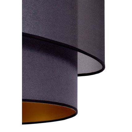 Duolla - Riippuvalaisin PARIS 1xE27/15W/230V d. 40 cm musta/kulta