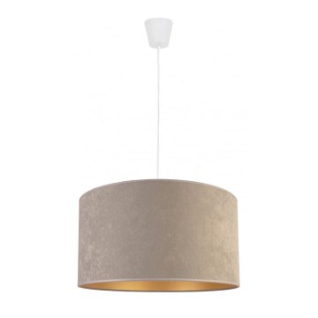 Duolla - Ripustettava kattovalaisin ROLLER 1xE27/40W/230V halkaisija 40 cm harmaa