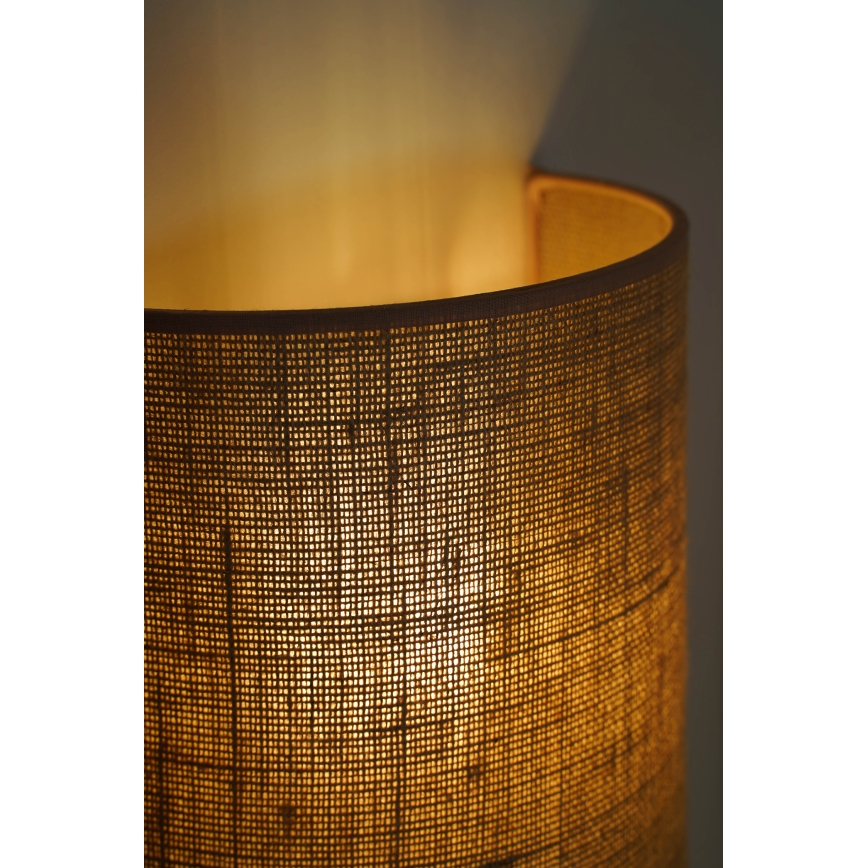 Duolla - Seinävalaisin YUTE 1xE27/15W/230V halkaisija 20 cm ruskea