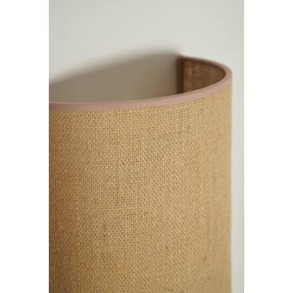 Duolla - Seinävalaisin YUTE 1xE27/15W/230V halkaisija 20 cm ruskea