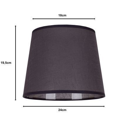 Duolla - Varjostin pöytävalaisimeen CLASSIC M E27 halkaisija 24 cm antrasiitti