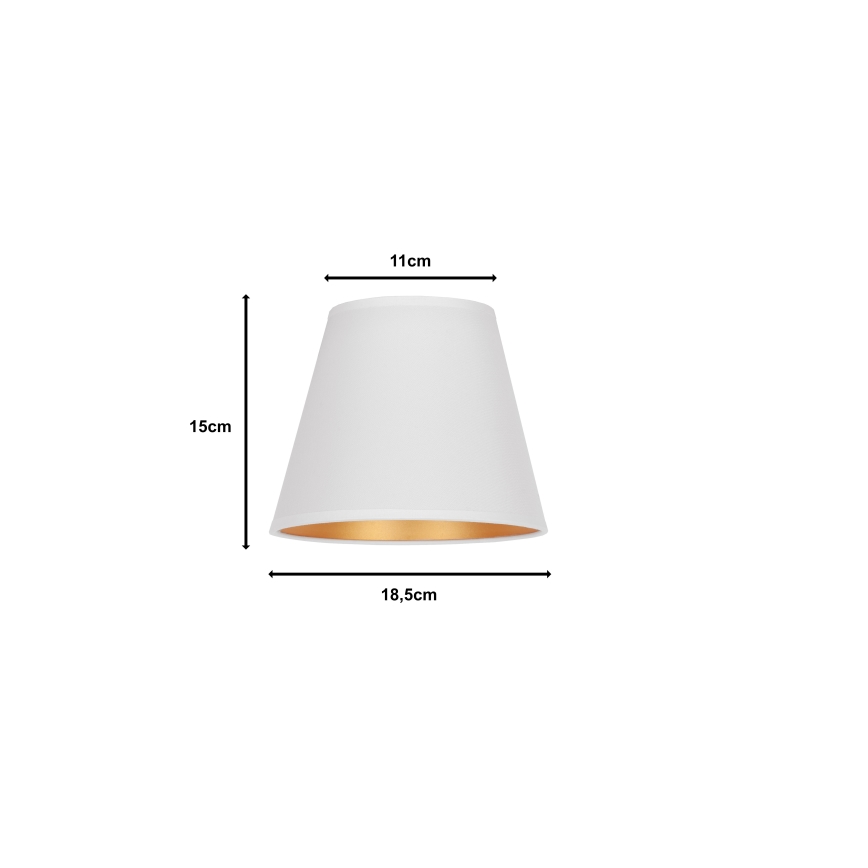 Duolla - Varjostin pöytävalaisimeen SOFIA XS E14 pr. 18,5 cm valkoinen