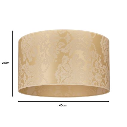 Duolla - Yleiskäyttöinen ROLLER-varjostin E27, halkaisija 45 cm, kulta