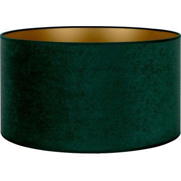 Duolla - Yleismallinen VELVET-varjostin E27 pr. 35 cm vihreä/kulta