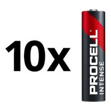 Duracell - 10 kpl Alkaliparisto Procell Intense LR03/AAA 1,5V 1465 mAh