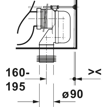 Duravit 20600900002 - WC-yhdistelmä D-CODE, saniteettikeramiikka/kiiltävä valkoinen