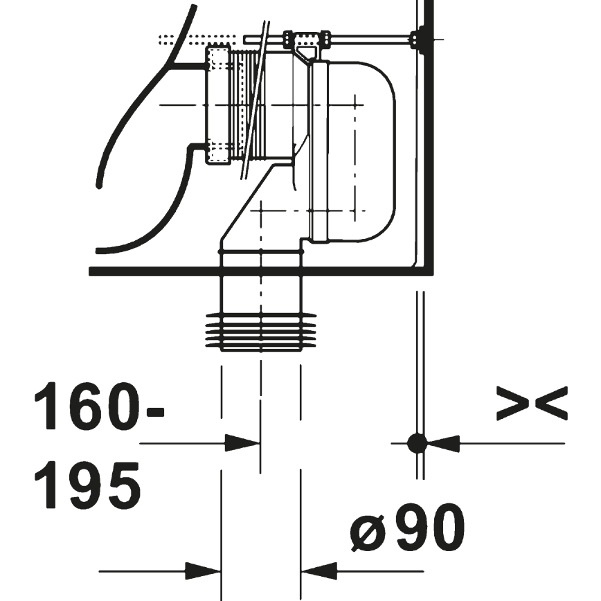 Duravit 20600900002 - WC-yhdistelmä D-CODE, saniteettikeramiikka/kiiltävä valkoinen