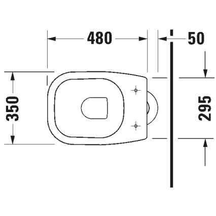Duravit 21100100002 - D-CODE lattiapönttö, keramiikka, kiiltävä valkoinen