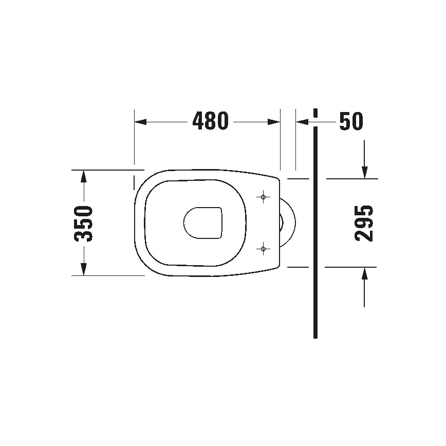 Duravit 21100100002 - D-CODE lattiapönttö, keramiikka, kiiltävä valkoinen