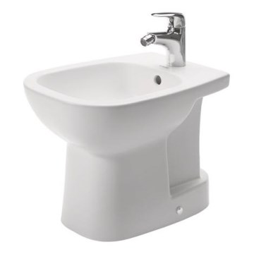 Duravit 22371000002 - Lattiabidee D-CODE 35,5 x 52,5 cm keramiikka/kiiltävä valkoinen