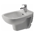 Duravit 22571500002 - Seinälle asennettava bidee D-CODE keramiikka/kiiltävä valkoinen