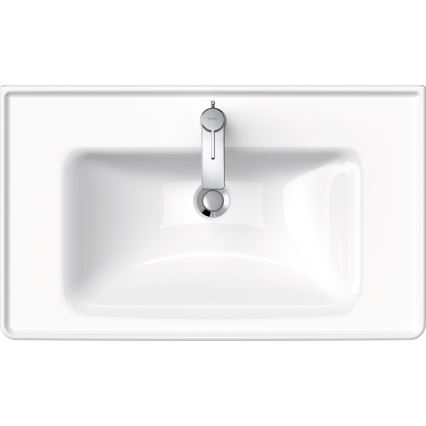 Duravit 2367800000 - Seinään asennettava pesuallas D-NEO 80x48 cm keramiikka/kiiltävä valkoinen